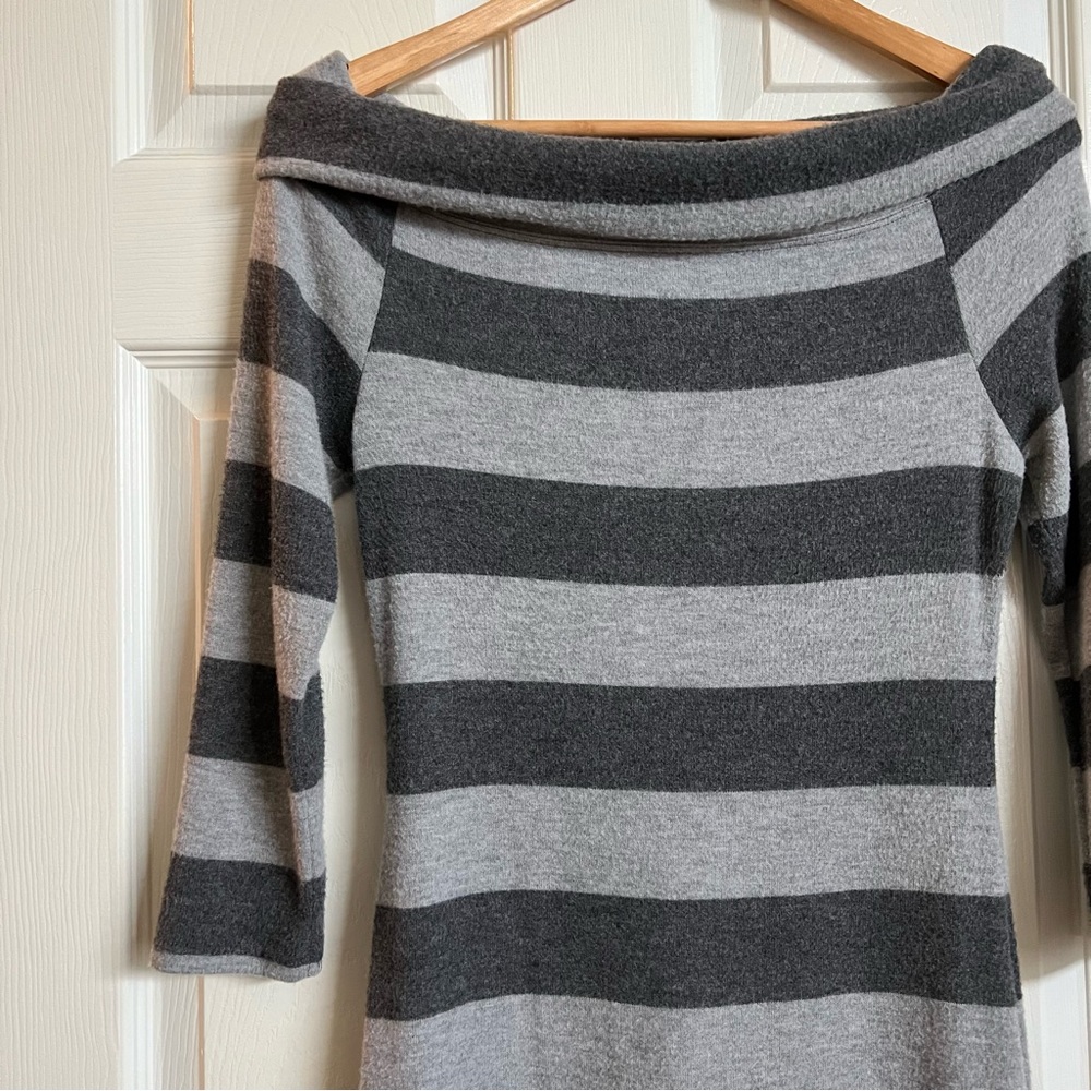 Off the shoulder midi dress